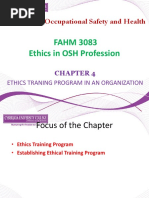 Chapt 4 Ethics Training Program in An Organization