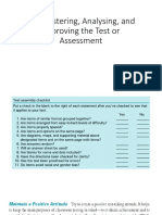 2 Assessment-Administering, Analysing, andImprovingtheTest