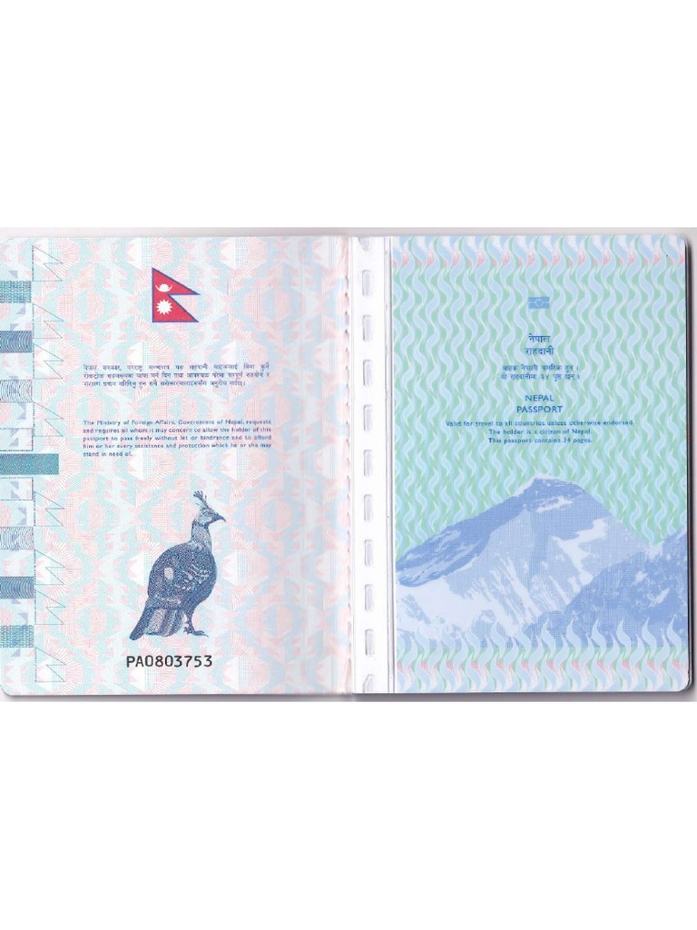 Passport Scan Full Page | PDF