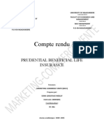 Rapport de Stage Prudential