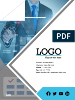 Printable Business Report Template With Cover Page