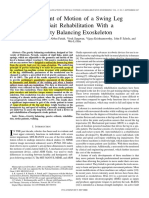 Assessment of Motion of A Swing Leg and Gait Rehabilitation With Gravity Balancing Exoskeleton 2007