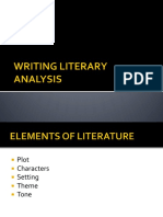 Writing Literary Analysis