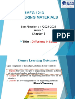 CHAPTER 5 - Diffusions in Solids