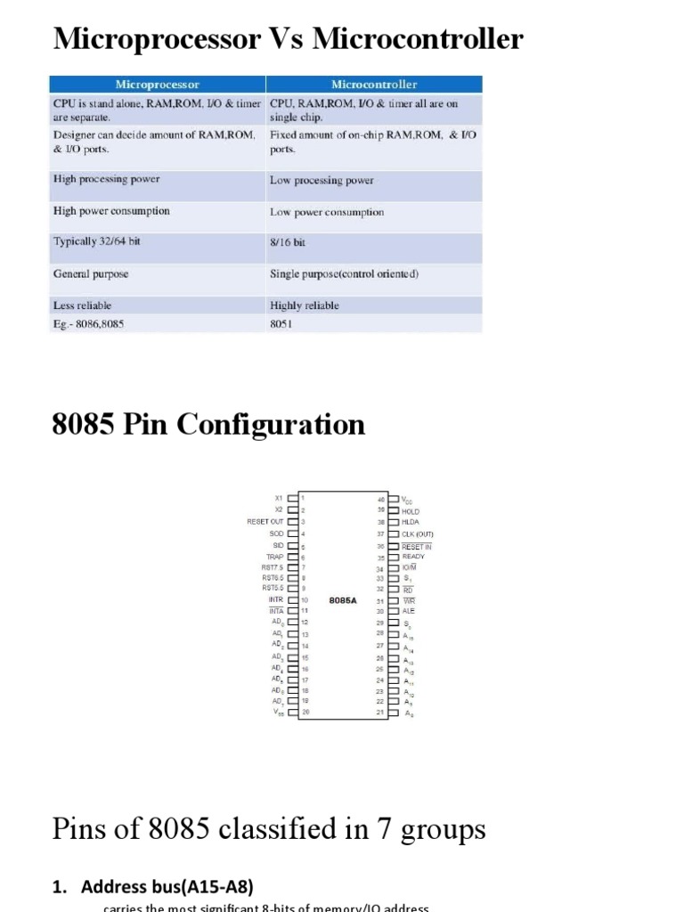 Microprocessor Unit One | PDF | Central Processing Unit | Integrated ...