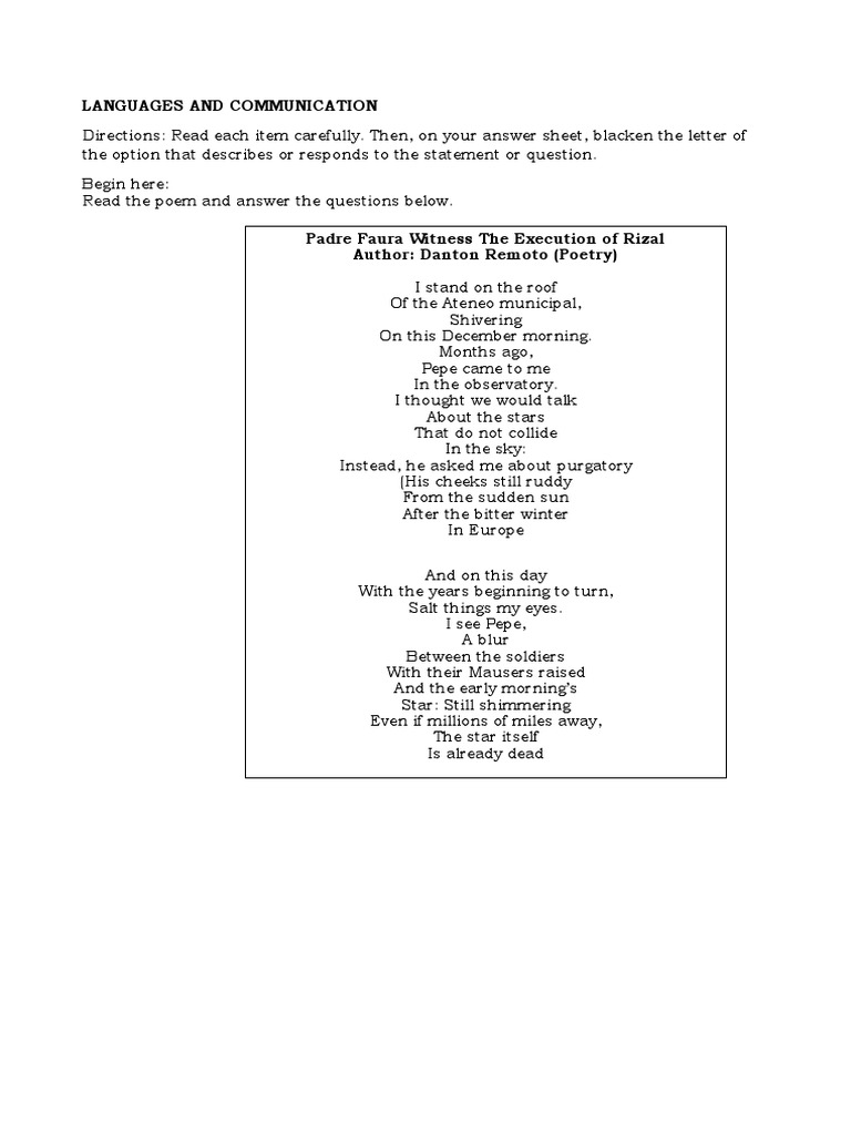 Lang Comm PDF Communication Tagalog Language