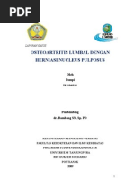 Download Laporan Kasus OA Lumbal Dengan HNP by Nur Rahmat Wibowo SN62253269 doc pdf