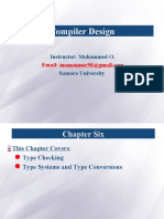 Chapter 6 - Semantic Analyser (Type Checking)