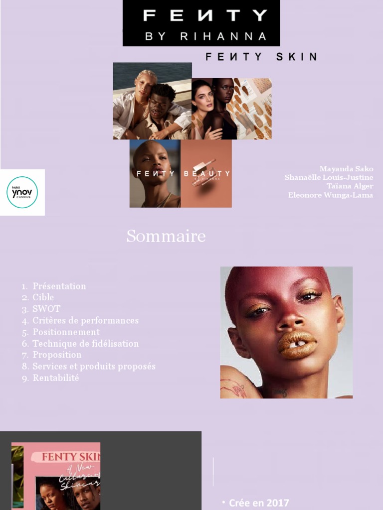 Fenty Beauty PDF Commercialisation Processus D affaires