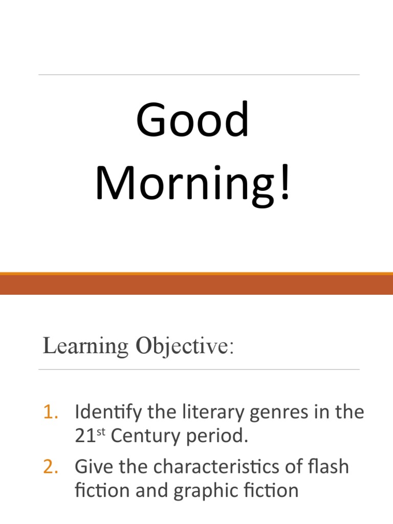 Differentiating 21st Century Literary Genres | PDF | Novels | Books