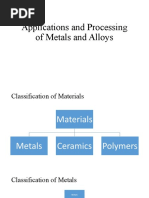 5 Applications and Processing of Metal Alloys