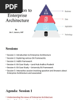 Lesson 1 - Introduction To Enterprise Architecture