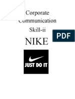Nike's Corporate Communication Strategies
