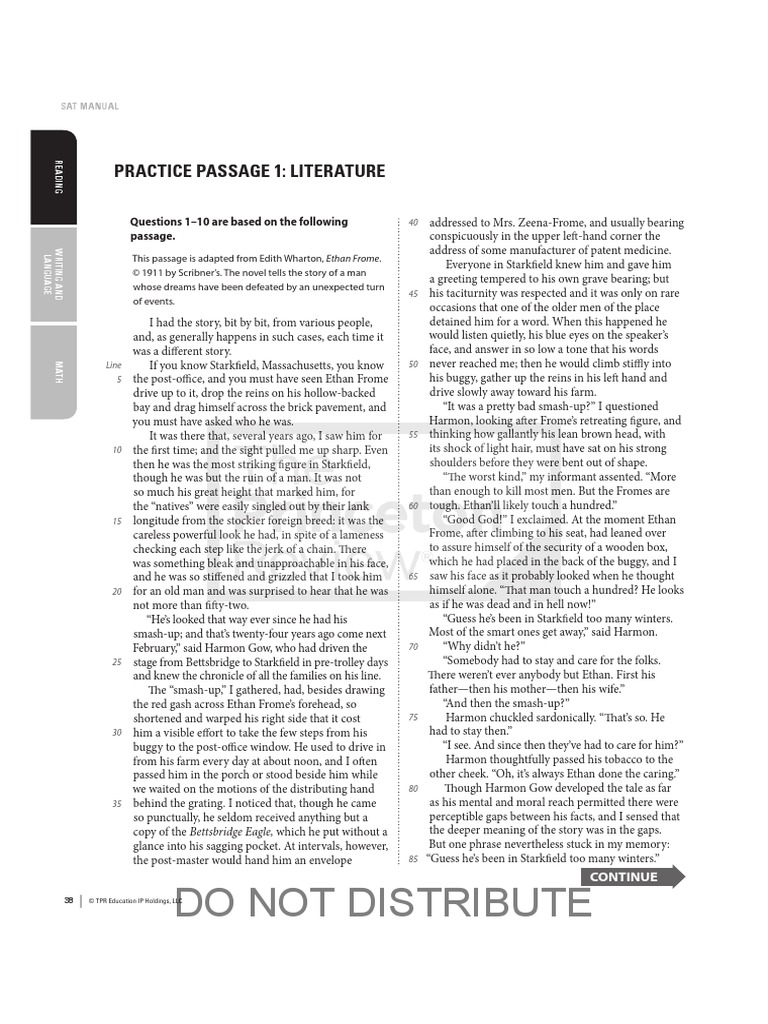 Svanik reading test 1 pdf ethan frome