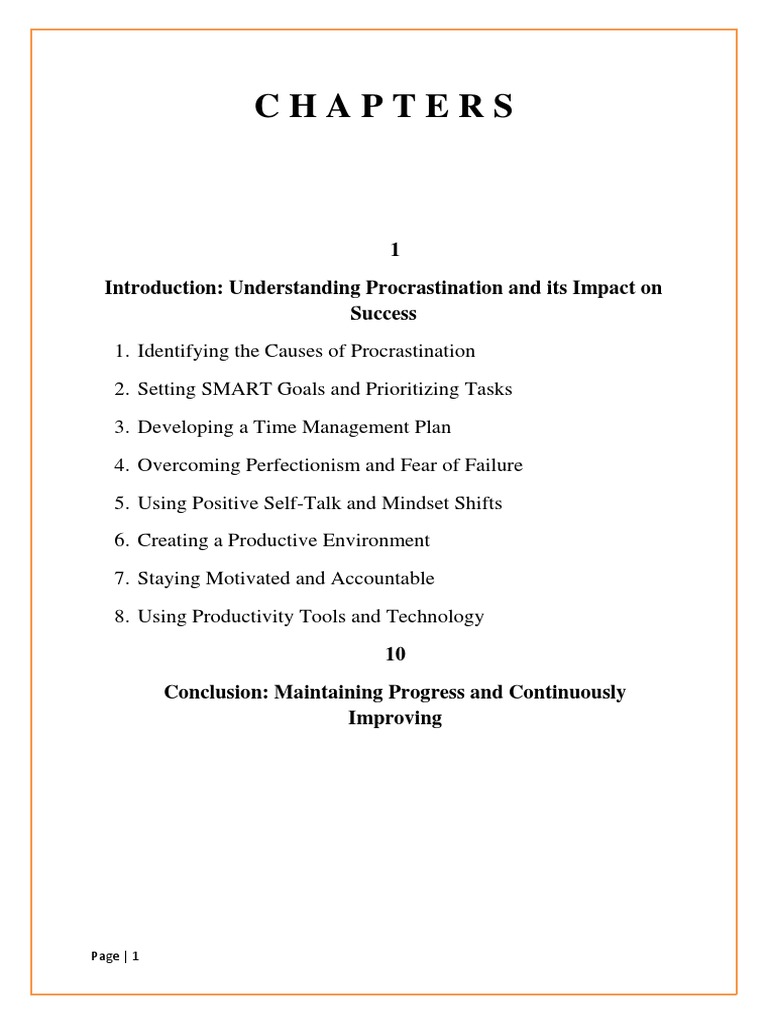 Overcoming Procrastination Pdf Professional Skills Procrastination
