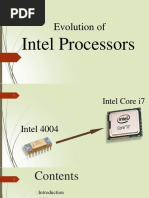 1.2 Evolution of Microprocessor