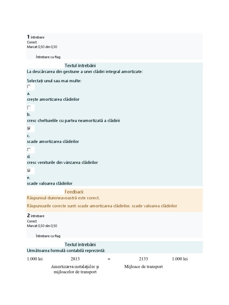 TC7 Imobilizari - Rezolvat | PDF