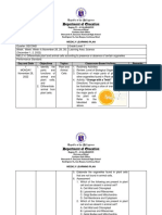 Weekly Learning Plan Week 4 Science 7 ST Abegail Gacosta Animal Plant Cells