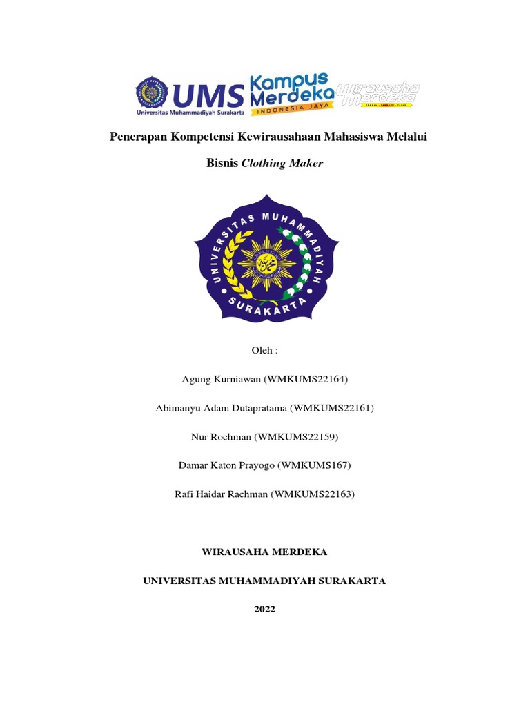 Proposal Bisnis Princeline Cloth PDF
