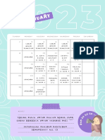 Jadwal Tadarus Januari 2023-2