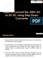 Steps To Convert The 230V 7824627