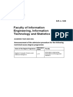 Faculty of Information Engineering, Information Technology and Statistics