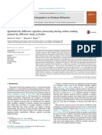 2014 - Qualitatively Different Cognitive Processing During Online Readingprimed by Different Study Activities