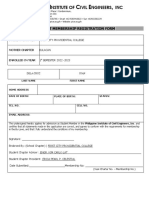 Sample Membership Form