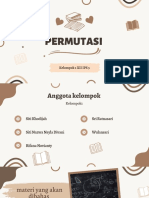 Permutasi: Kelompok 1 XII IPS 5