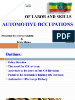 Automotive Occupations OS Revision History