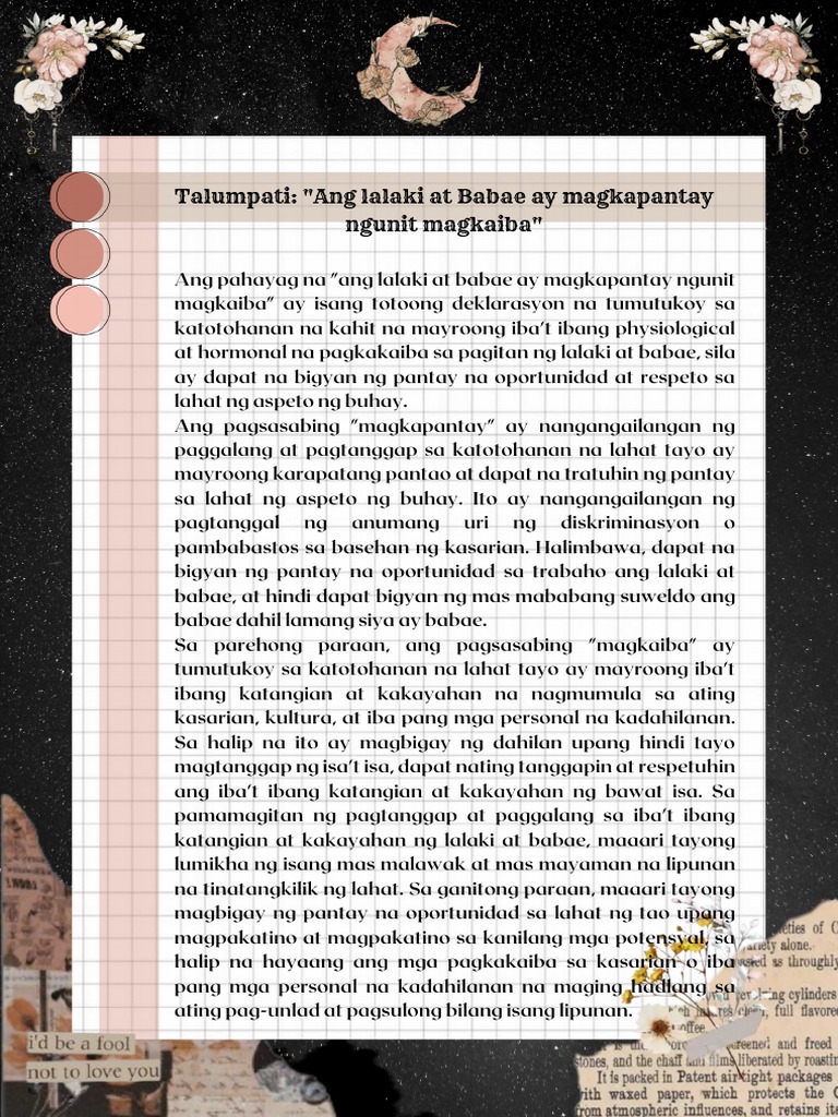 Talumpati 1 | PDF