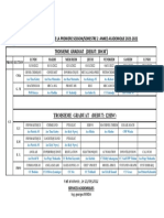 Horaire Session G3TS-22 (Semestre 2)