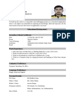 CV OF SHAFIKUL ISLAM-new