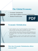 De Villa - Lesson 3 The Global Economy