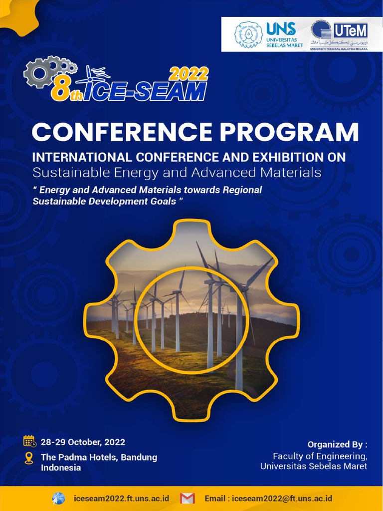 ICE-SEAM 2022 Conference Overview | PDF | Applied And Interdisciplinary ...