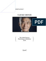 Syarif - 1803112223 - Tasuku Honjo - Nobel Kedokteran