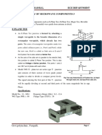 Study of Micro Wave Componets - 3