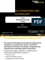 MANAGING TECHNOLOGY AND OPERATIONS