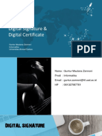 Materi 6 - Digital Signature Digital Certificate