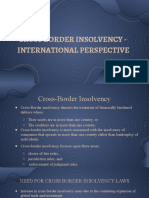 Cross Border Insolvency - International Perspective