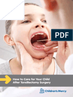 Tonsillectomy After Care - English