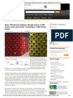 New Lithium-Ion Battery Design That's 2,000 Times More Powerful, Recharges 1,000 Times Faster - ExtremeTech
