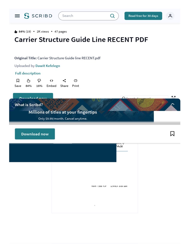 Carrier Structure Guide Line Recent Pdf Millions Of Titles At Your