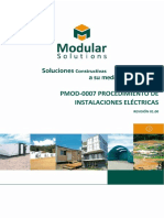 PMOD-0007 Procedimiento de Instalaciones Eléctricas Rev 01.00