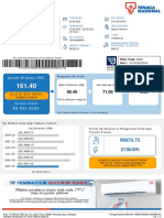 Rm79.75 315Kwh: Jumlah Bil Anda (RM)