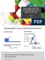 DINAMIKA ROTASI Hukum Kekekalan Energi & Hukum Kekekalan Momentum