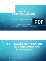 PW Hazard Identification, Risk Assessment and Risk Control