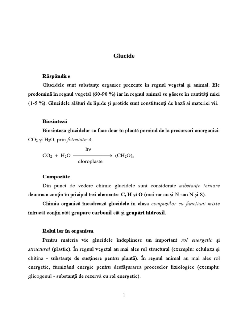 Glucide | PDF