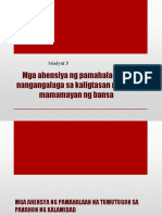 Modyul 5 Mga Ahensiya NG Pamahalaan Na Nangangalaga Sa Kaligtasan