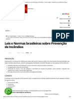 Leis e Normas Brasileiras Sobre Prevenção de Incêndios - Portal Incêndio - Referência em Incêndios No Brasil - CESPE